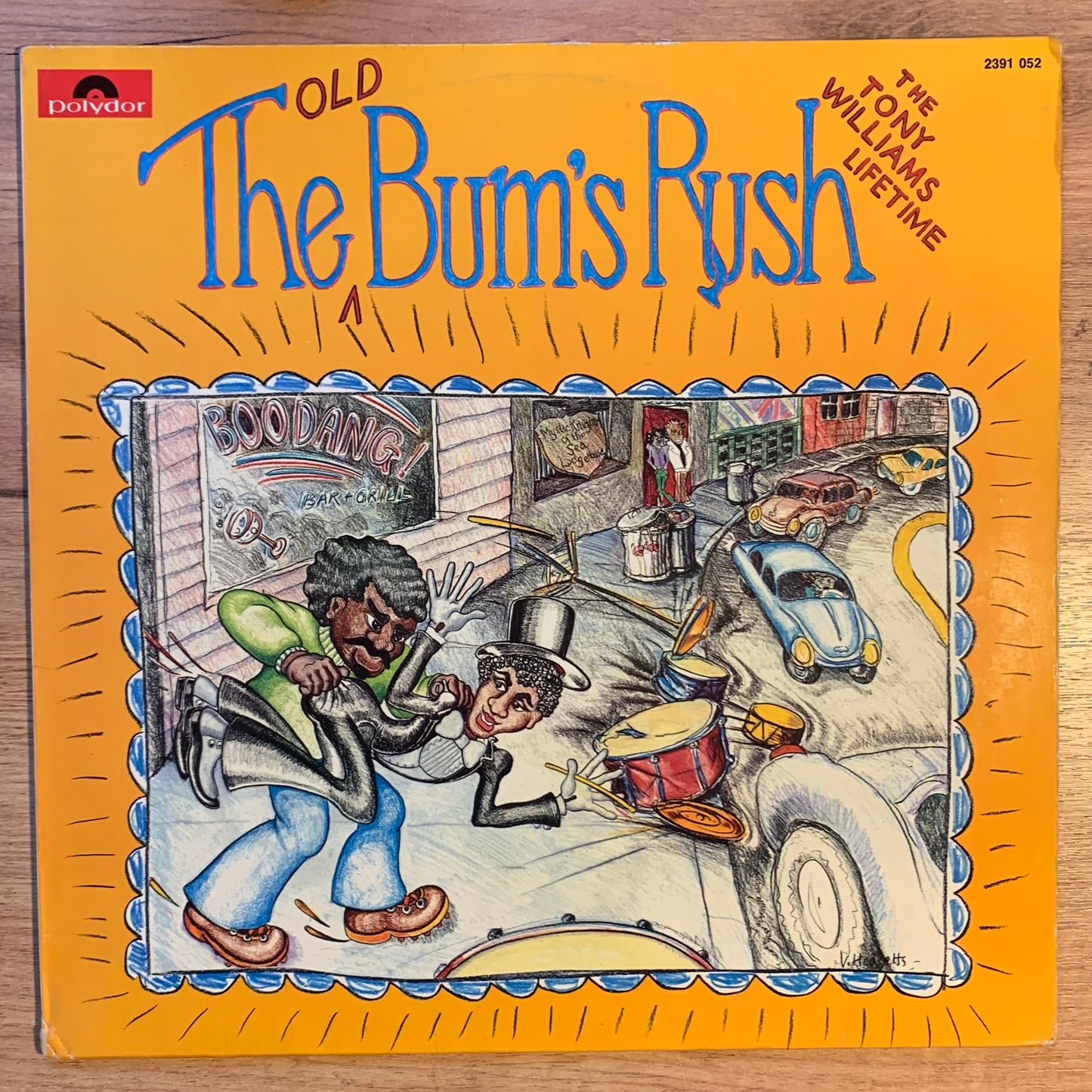 THE TONY WILLIAMS LIFETIME - THE OLD BUM'S RUSH...OG GER 1972...VG++/EX