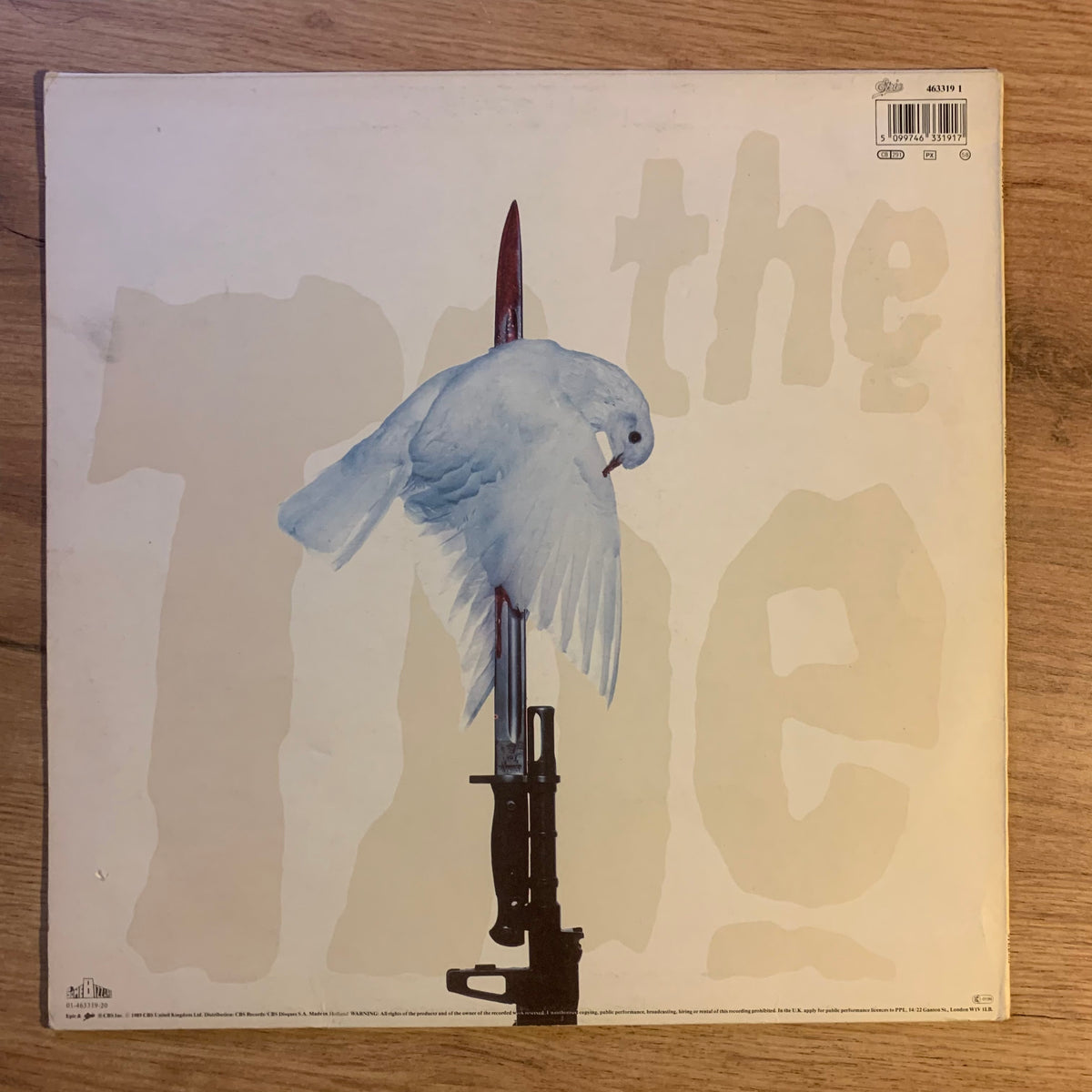 The The – Mind Bomb, pochette verso