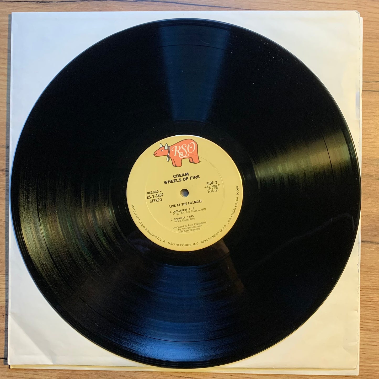 CREAM - WHEELS OF FIRE...RE US...VG/VG+