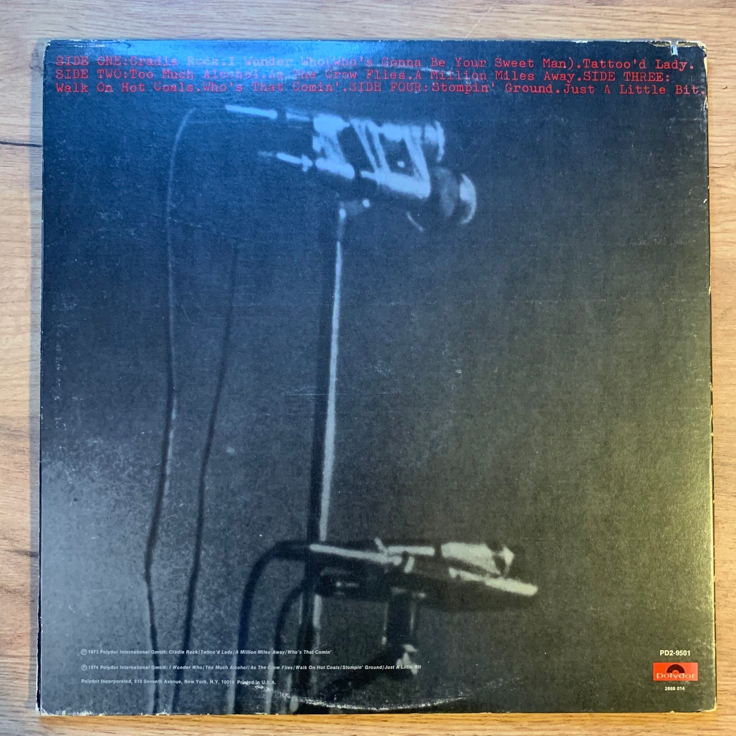 RORY GALLAGHER - IRISH TOUR '74...OG US 1974...VG+/VG