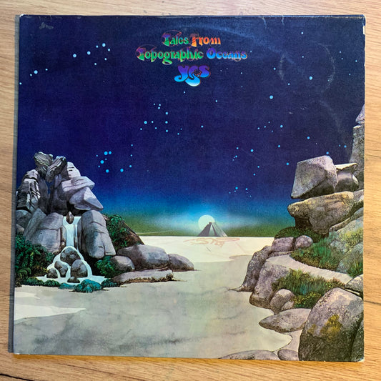 YES - TALES FROM TOPOGRAPHIC OCEANS...OG GER 1973...VG+/VG