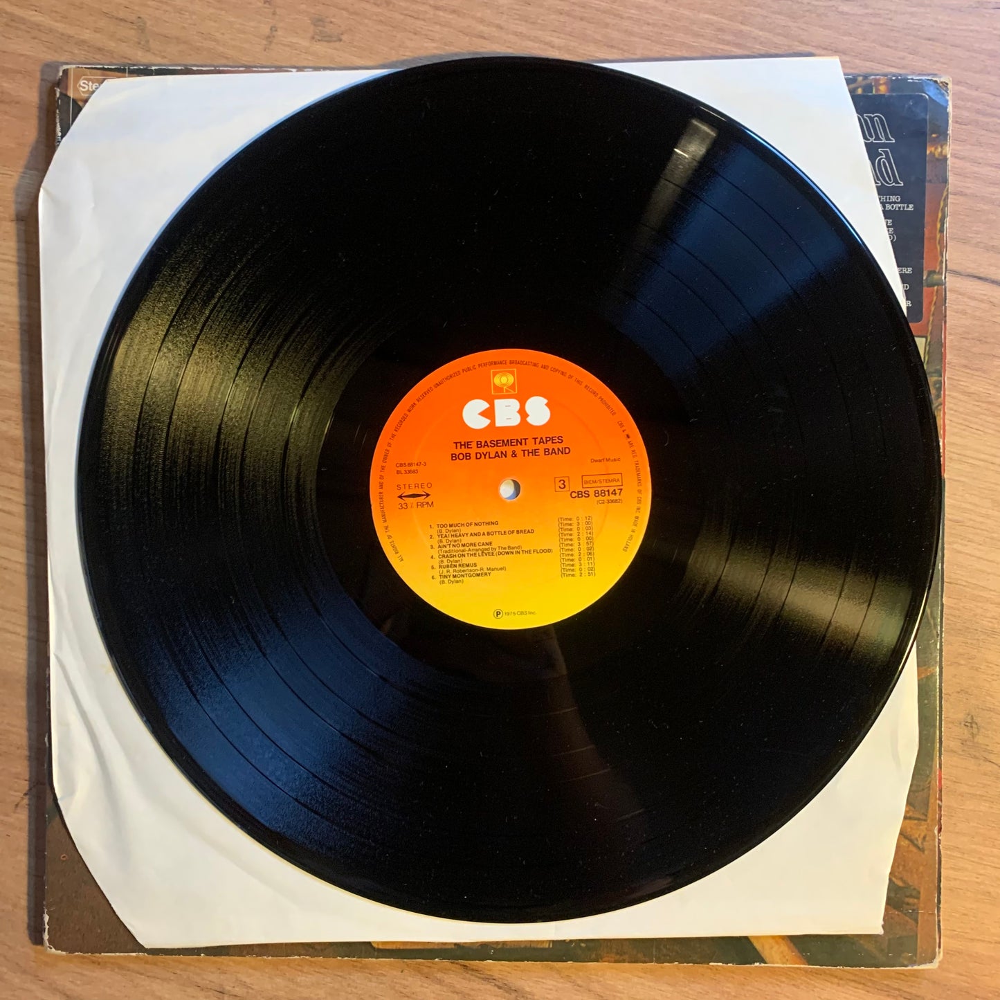 BOB DYLAN & THE BAND - THE BASEMENT TAPES...RE US...VG++/VG
