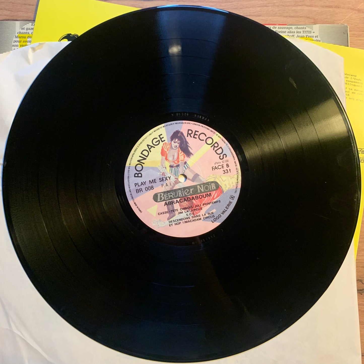 BÉRURIER NOIR - ABRACADABOUM...OG FR 1987...EX/EX