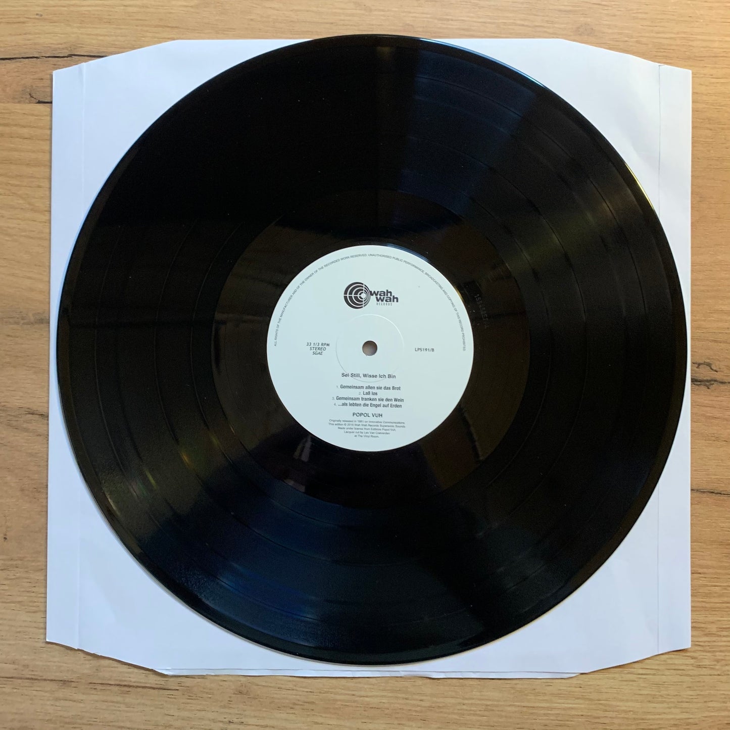 POPOL VUH - SEI STILL, WISSE ICH BIN...RE ESP 2017...VG++/VG++