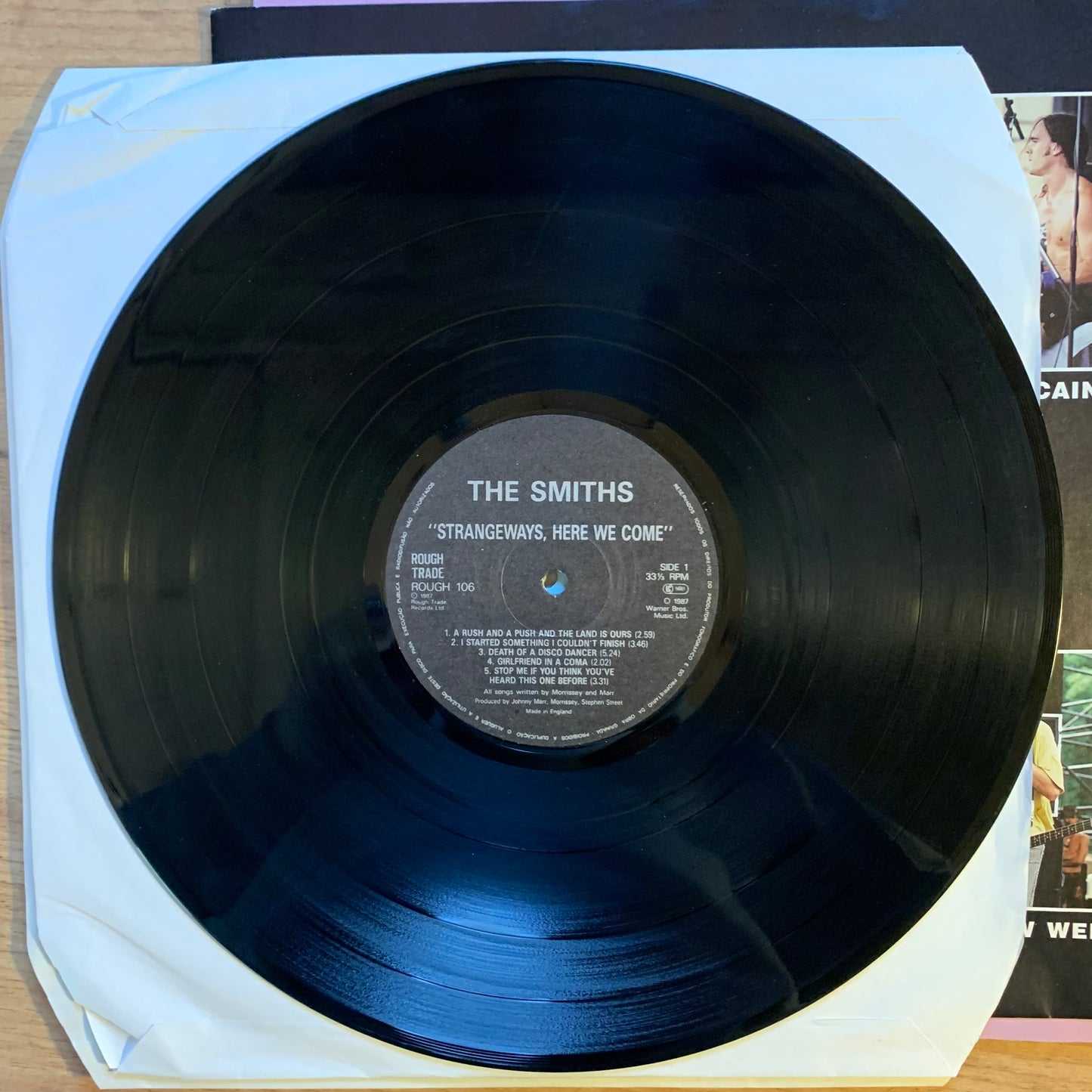THE SMITHS - HATFUL OF HOLLOW ...BOOT GER 1988...VG+/VG