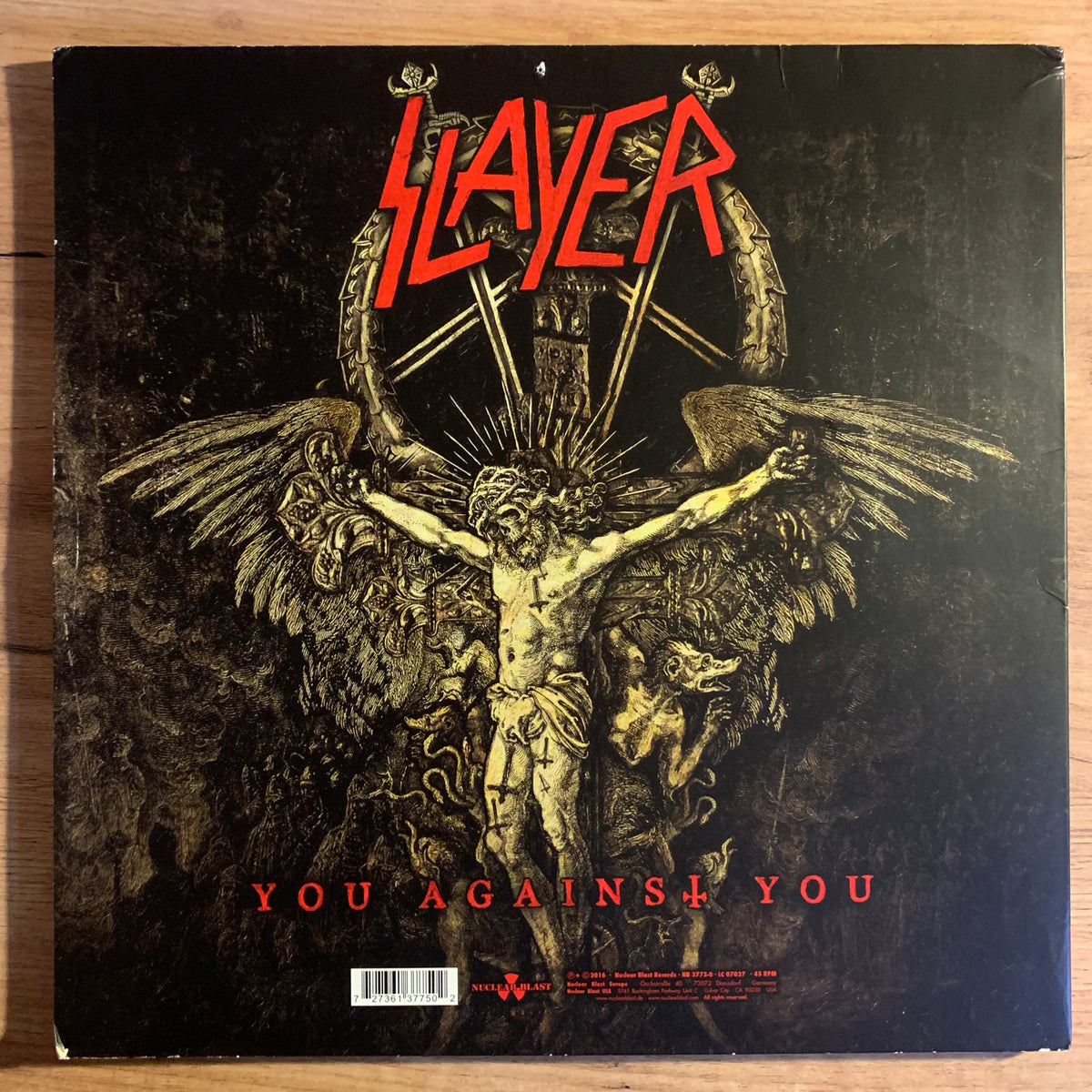 Slayer - pochette You Against You