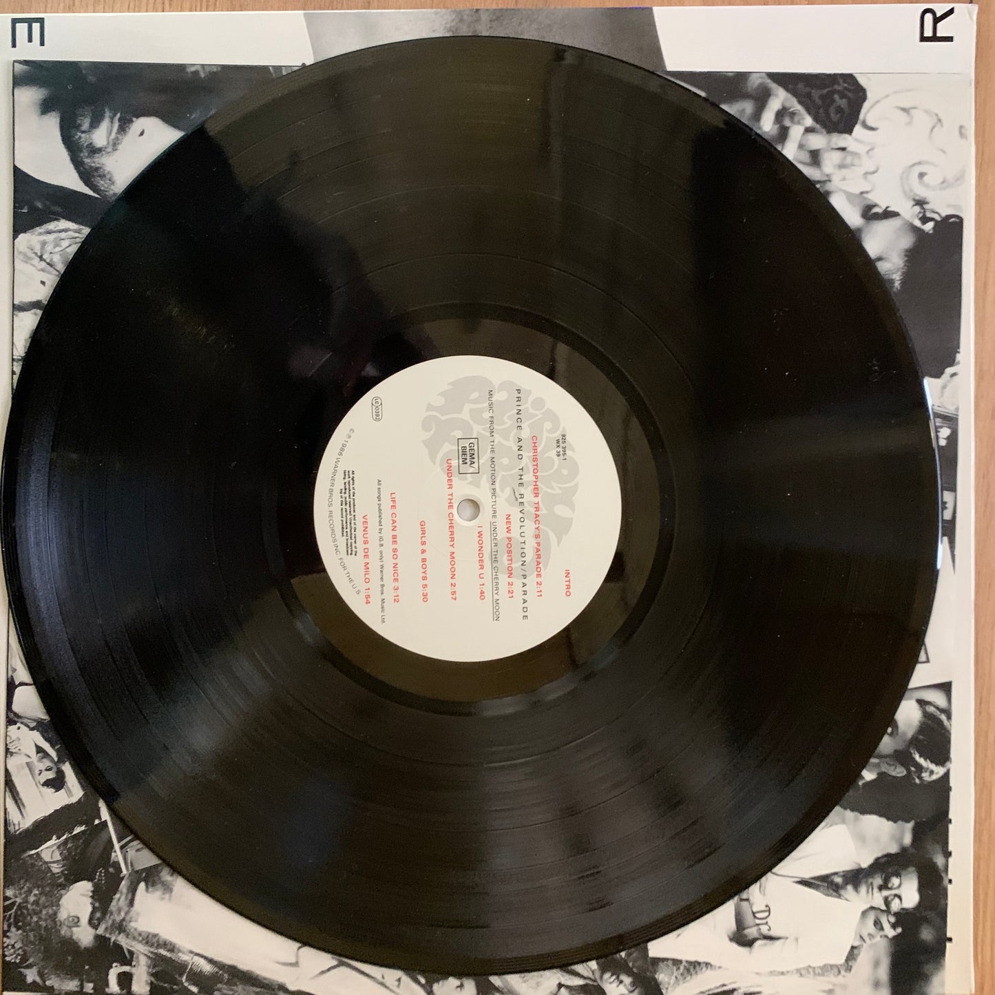 PRINCE AND THE REVOLUTION - PARADE...OG EU 1986...VG+/VG++