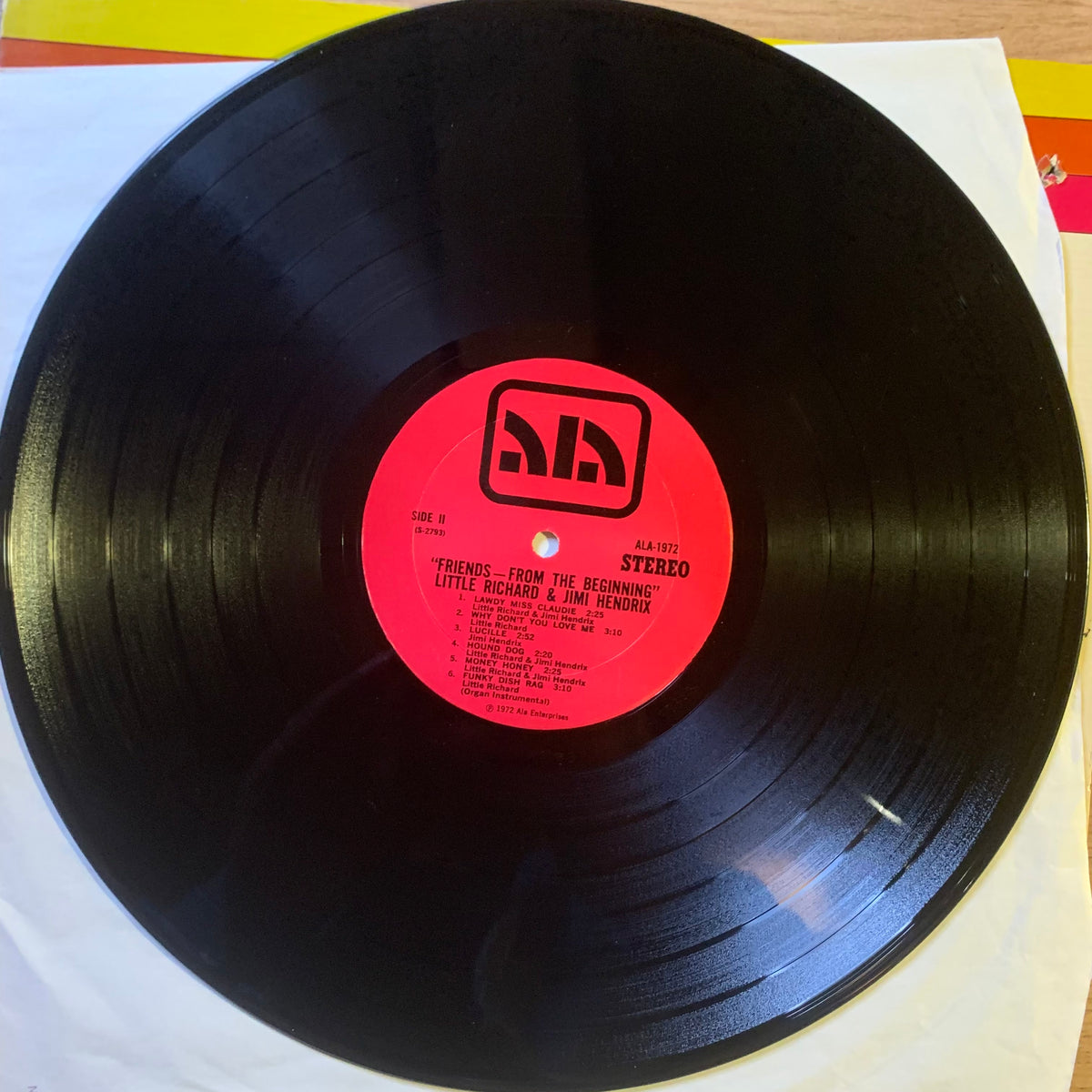 Jimi Hendrix Little Richard Friends From The Beginning : disque