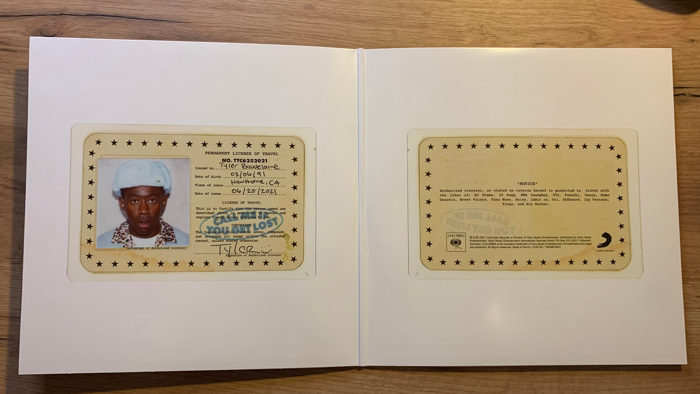 Tyler, The Creator - Call Me If You Get Lost - Insert crédits complet