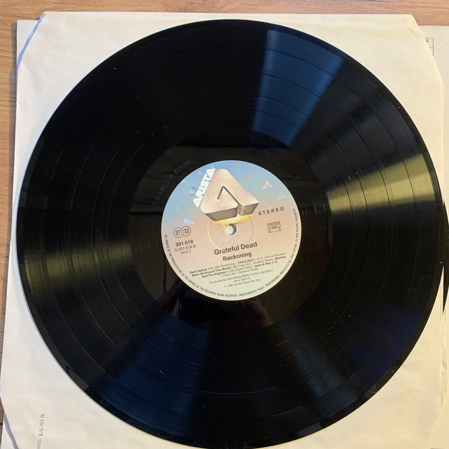 GRATEFUL DEAD - RECKONING...OG FR 1981...EX/EX