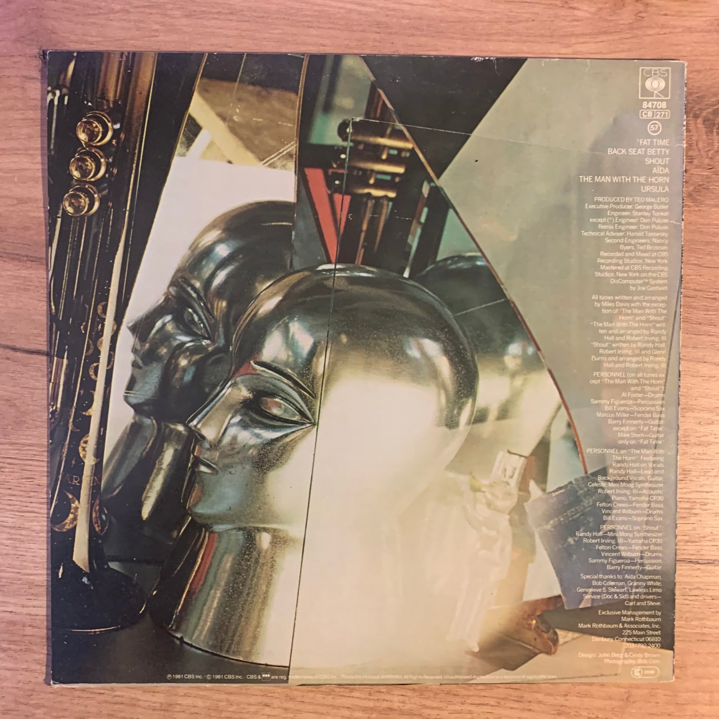 MILES DAVIS - THE MAN WITH THE HORN...OG EU 1981...VG+/VG