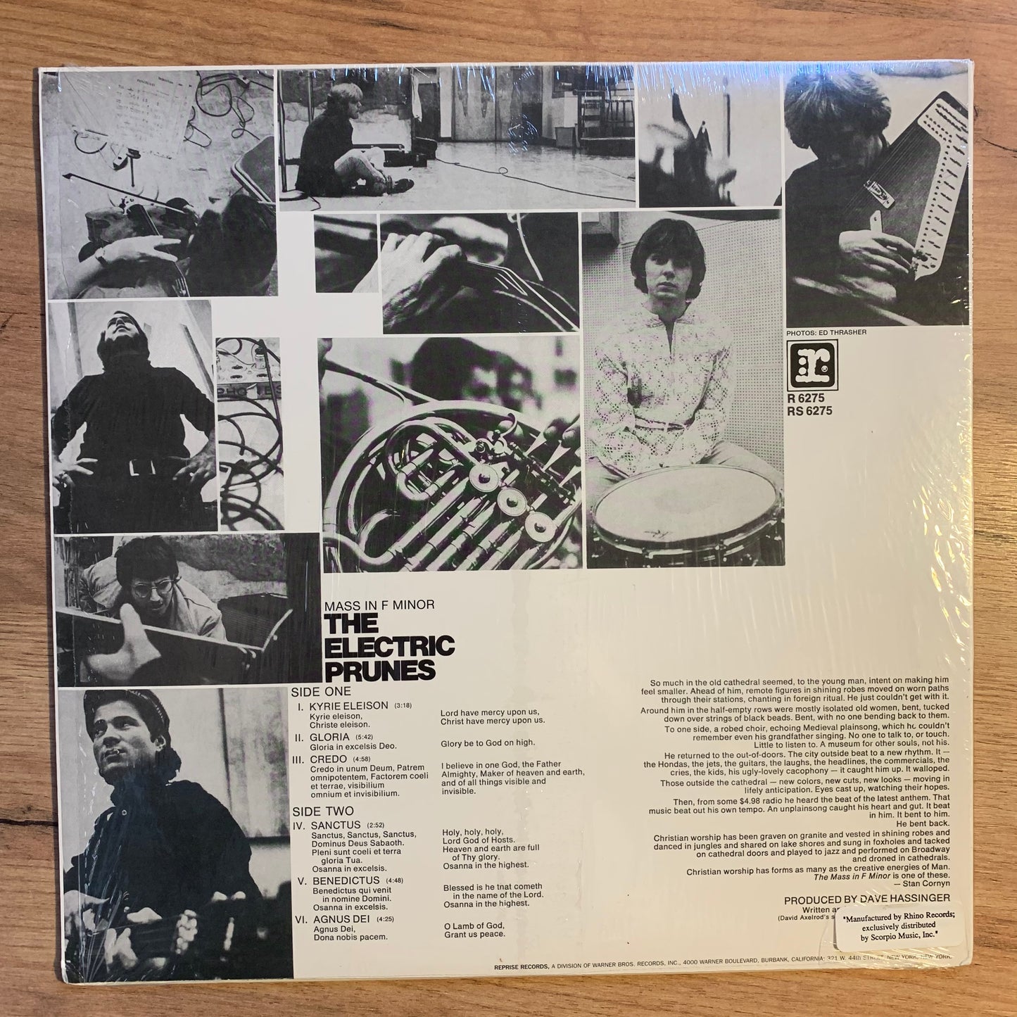 THE ELECTRIC PRUNES - MASS IN F MINOR...RE US... VG+/NM