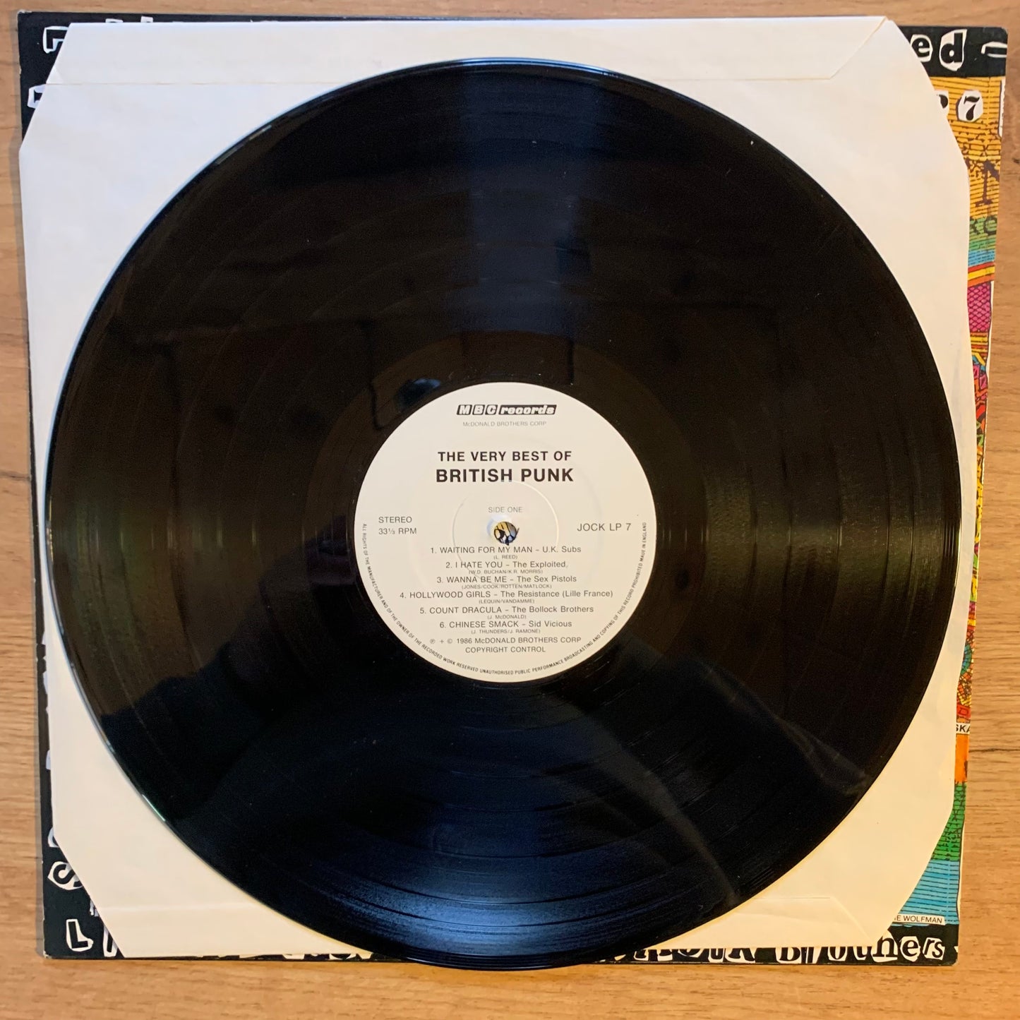 THE VERY BEST OF BRITISH PUNK...OG UK 1986...EX/EX