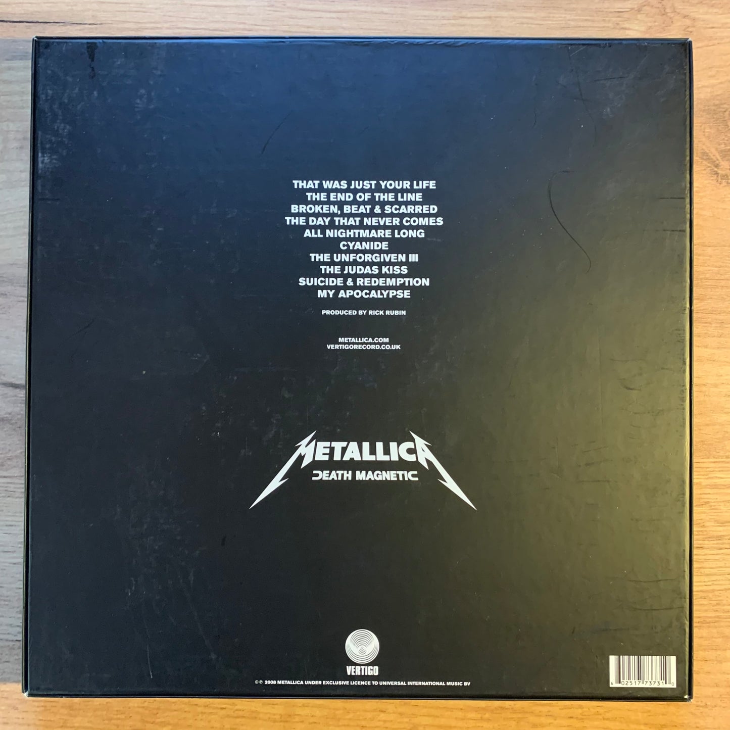 METALLICA - DEATH MAGNETIC...OG US 2008...NM/VG+