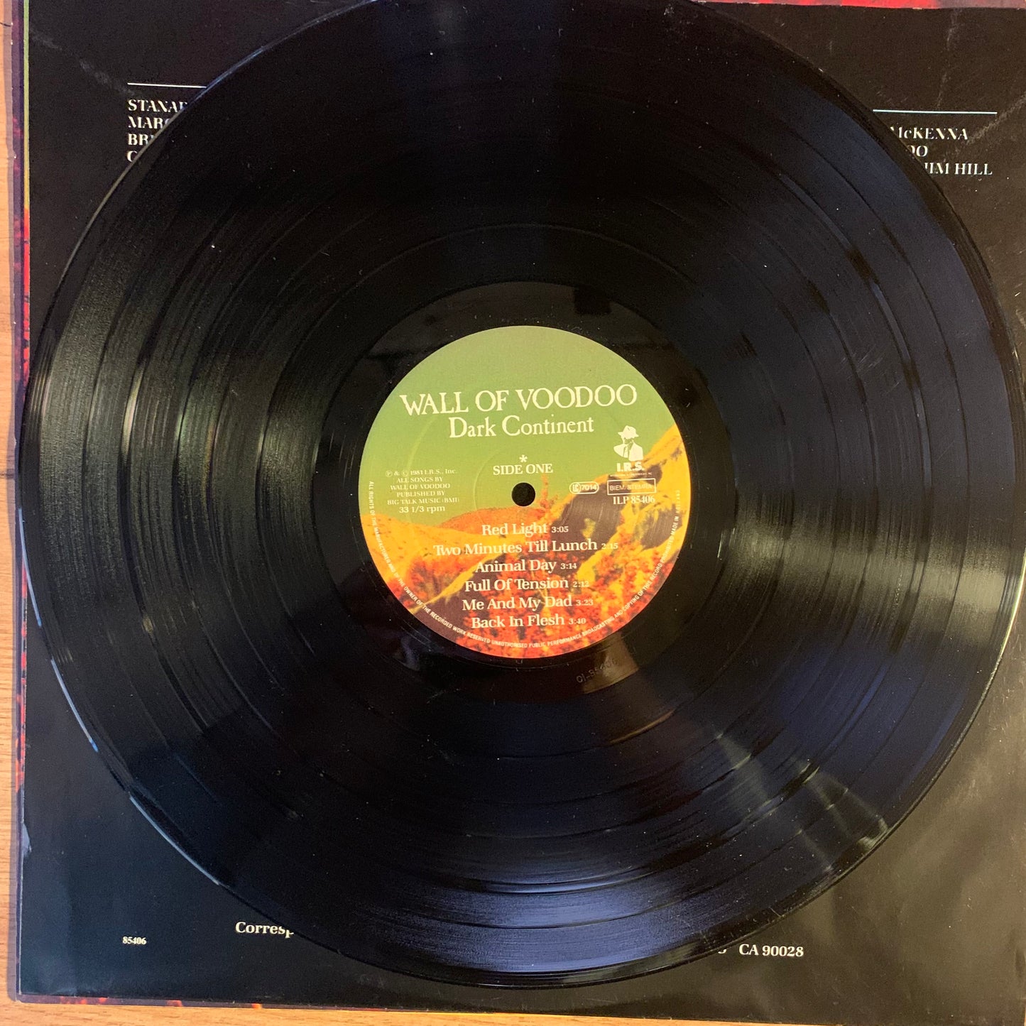 WALL OF VOODOO - DARK CONTINENT...OG EU 1981...VG+/VG+