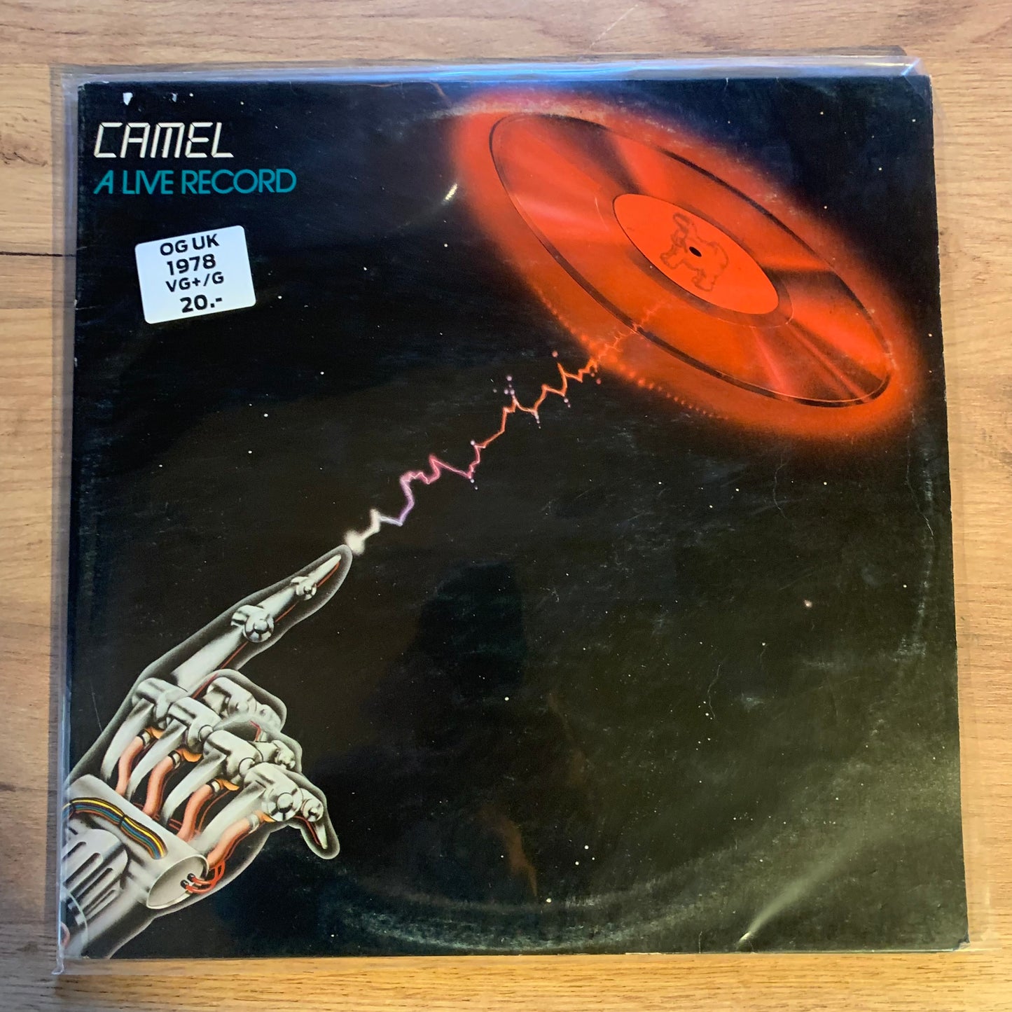 CAMEL - A LIVE RECORD...OG UK 1978... VG+/G