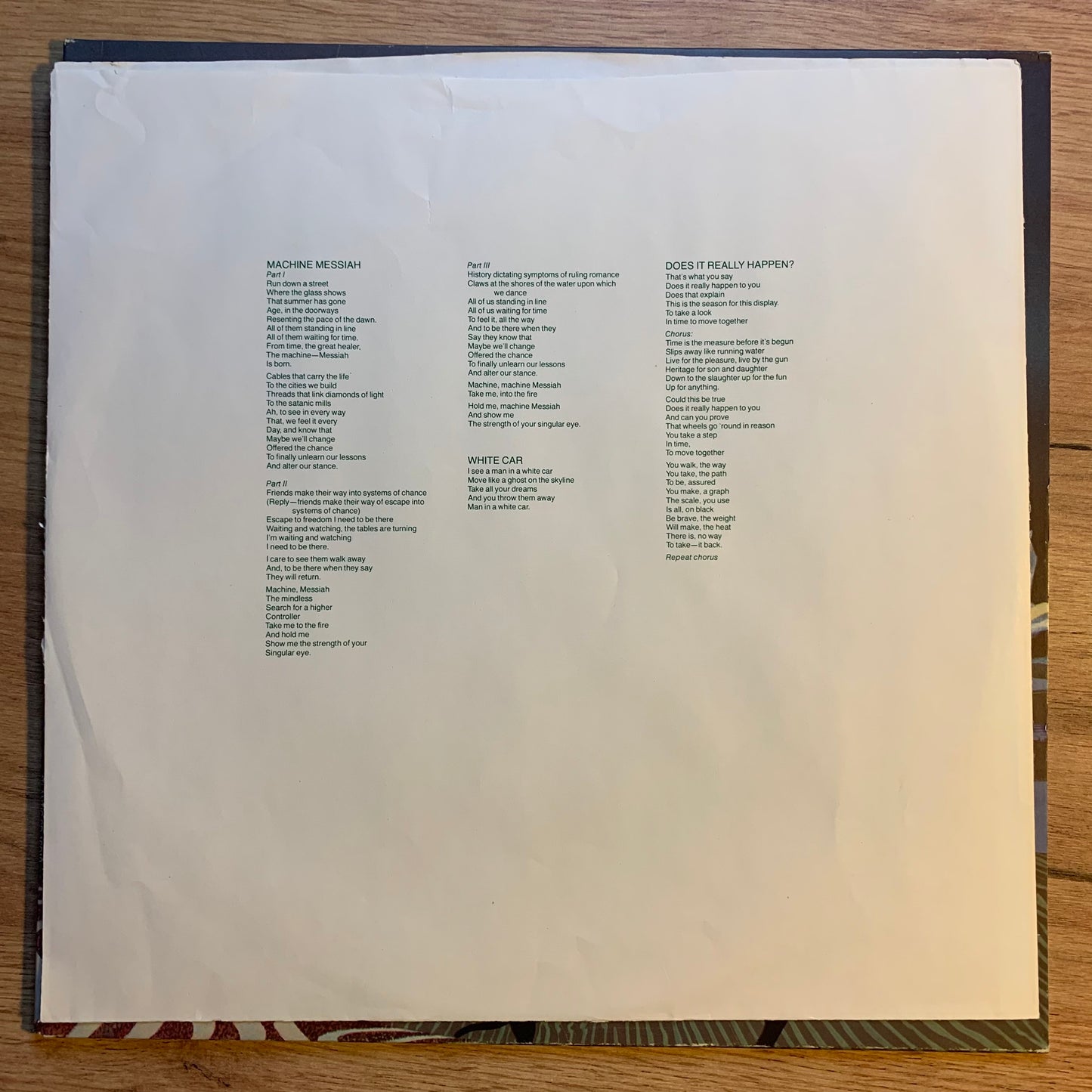 YES - DRAMA...OG US 1980...VG+/VG+