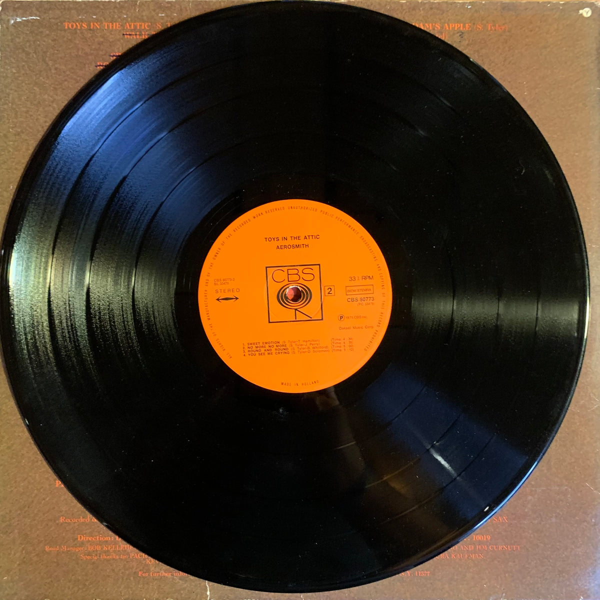 Toys in the Attic - disque CBS