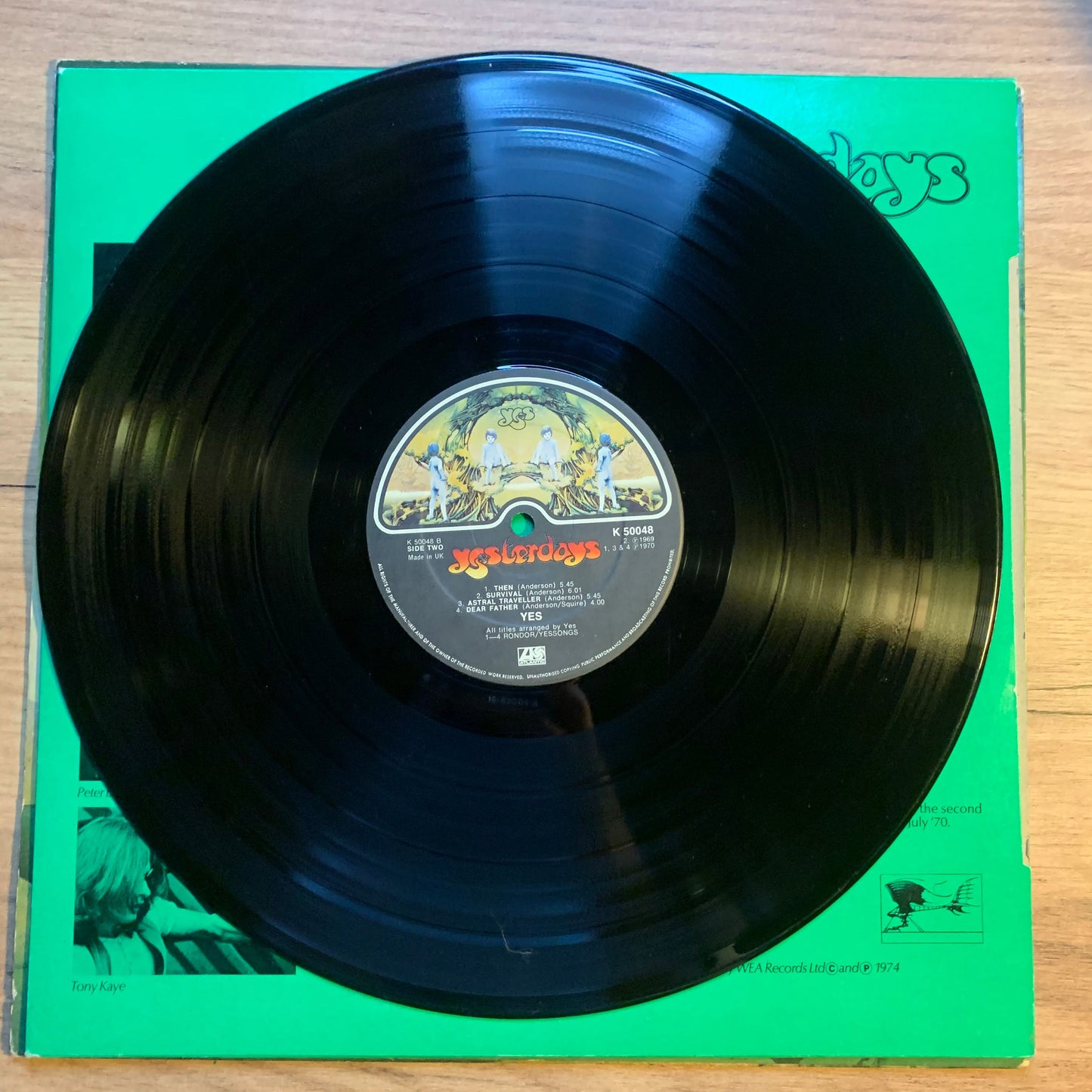YES - YESTERDAYS...OG UK 1975...EX/VG++