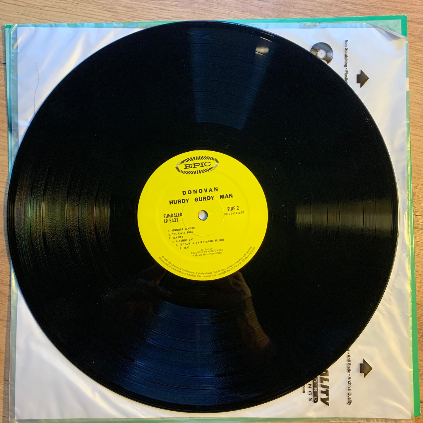 DONOVAN - HURDY GURDY MAN...RE US 2013...VG++/VG++