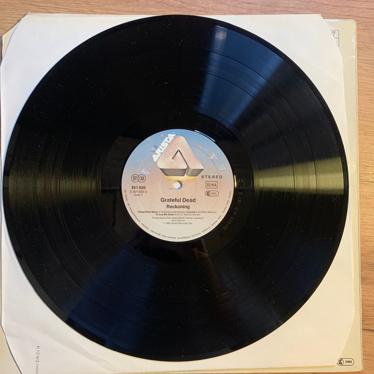 GRATEFUL DEAD - RECKONING...OG GER 1981...EX/VG
