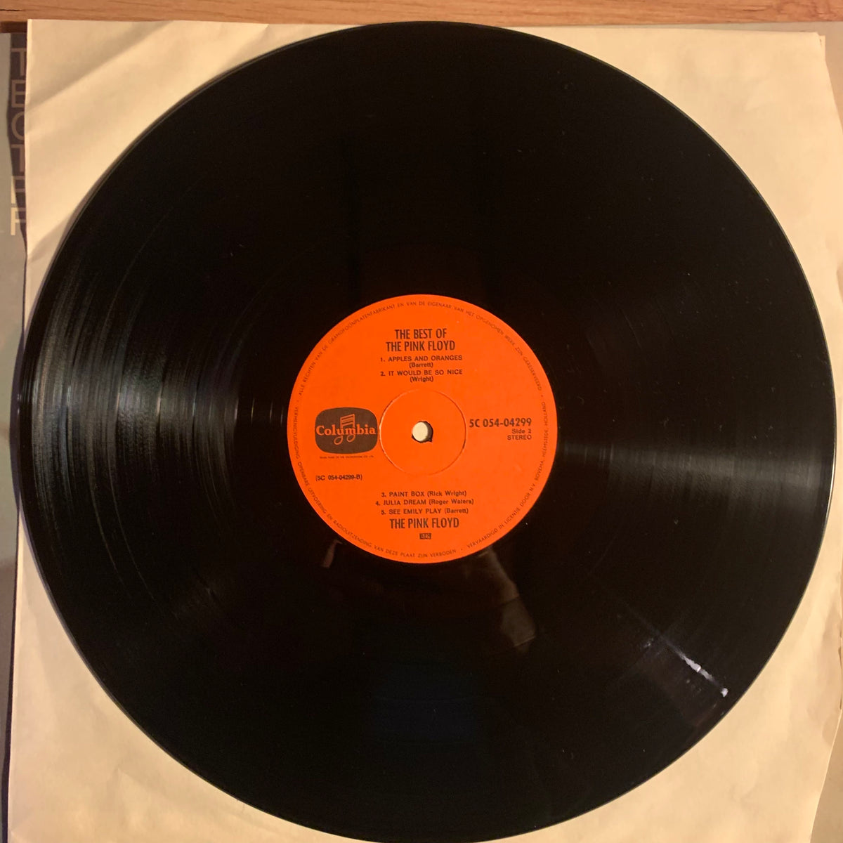 Pink Floyd - The Best of the Pink Floyd, disque Columbia