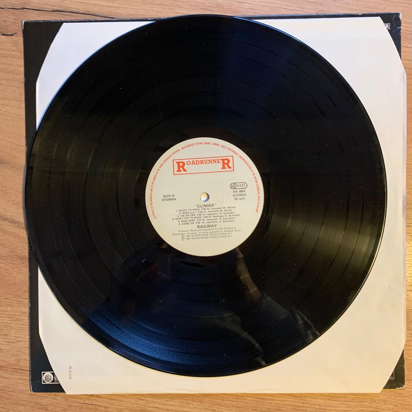 RAILWAY - CLIMAX...OG EU 1987...VG+/VG