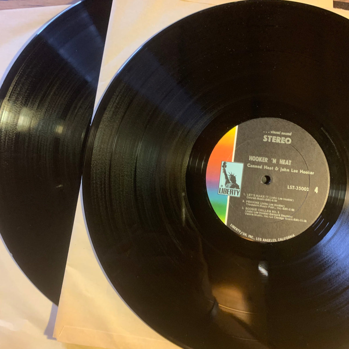 Hooker ’n Heat deux vinyles Liberty