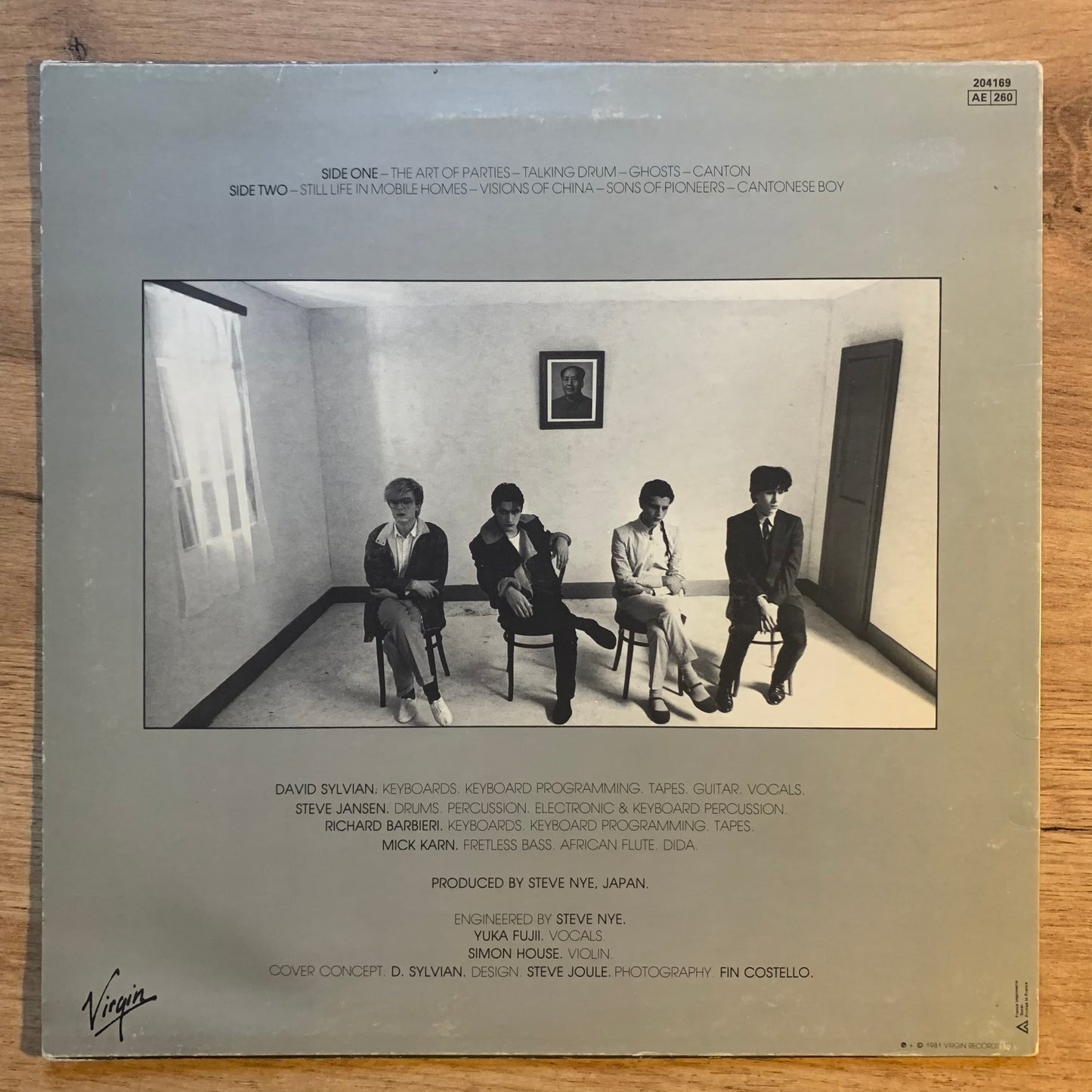 JAPAN - TIN DRUM...OG FR 1981...VG+/VG+