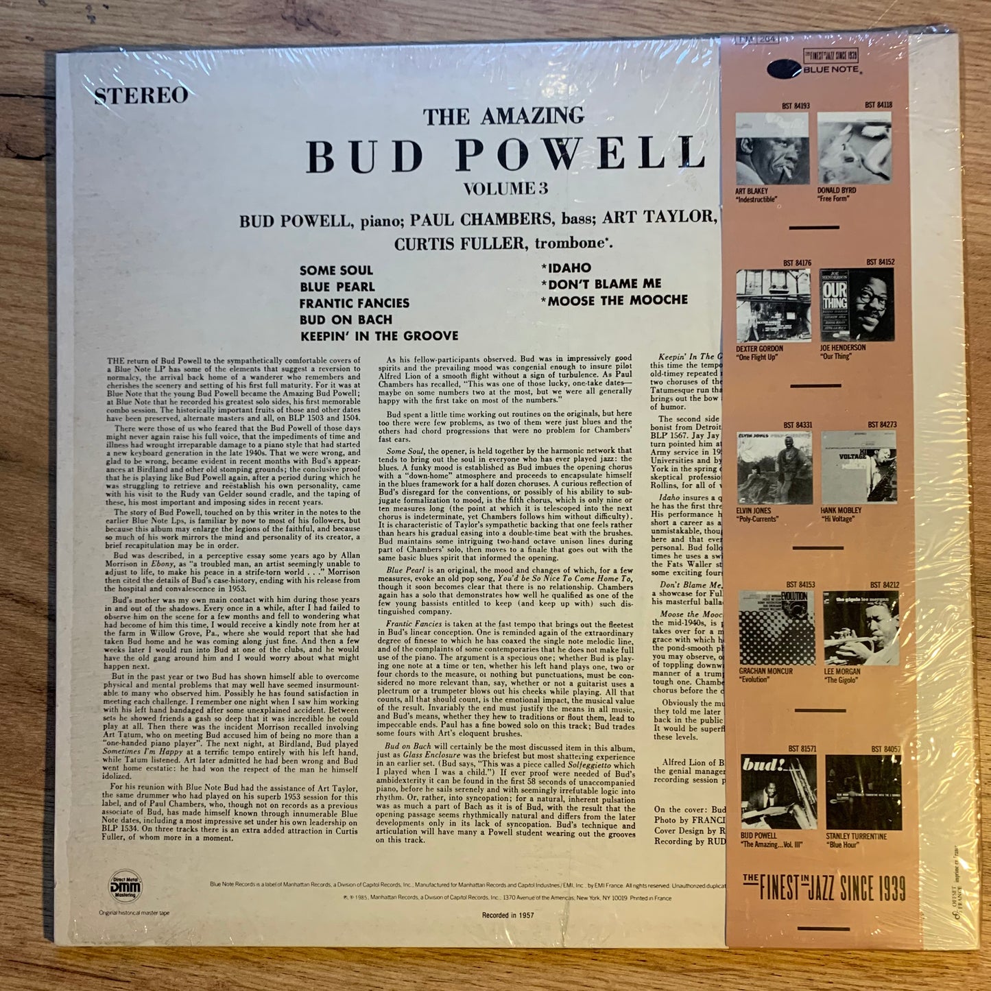 BUD POWELL - THE AMAZING BUD POWELL VOL. 3...RE FR 1985...VG++/VG++