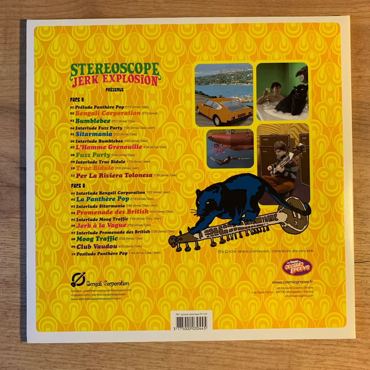 La Panthère Pop pochette verso