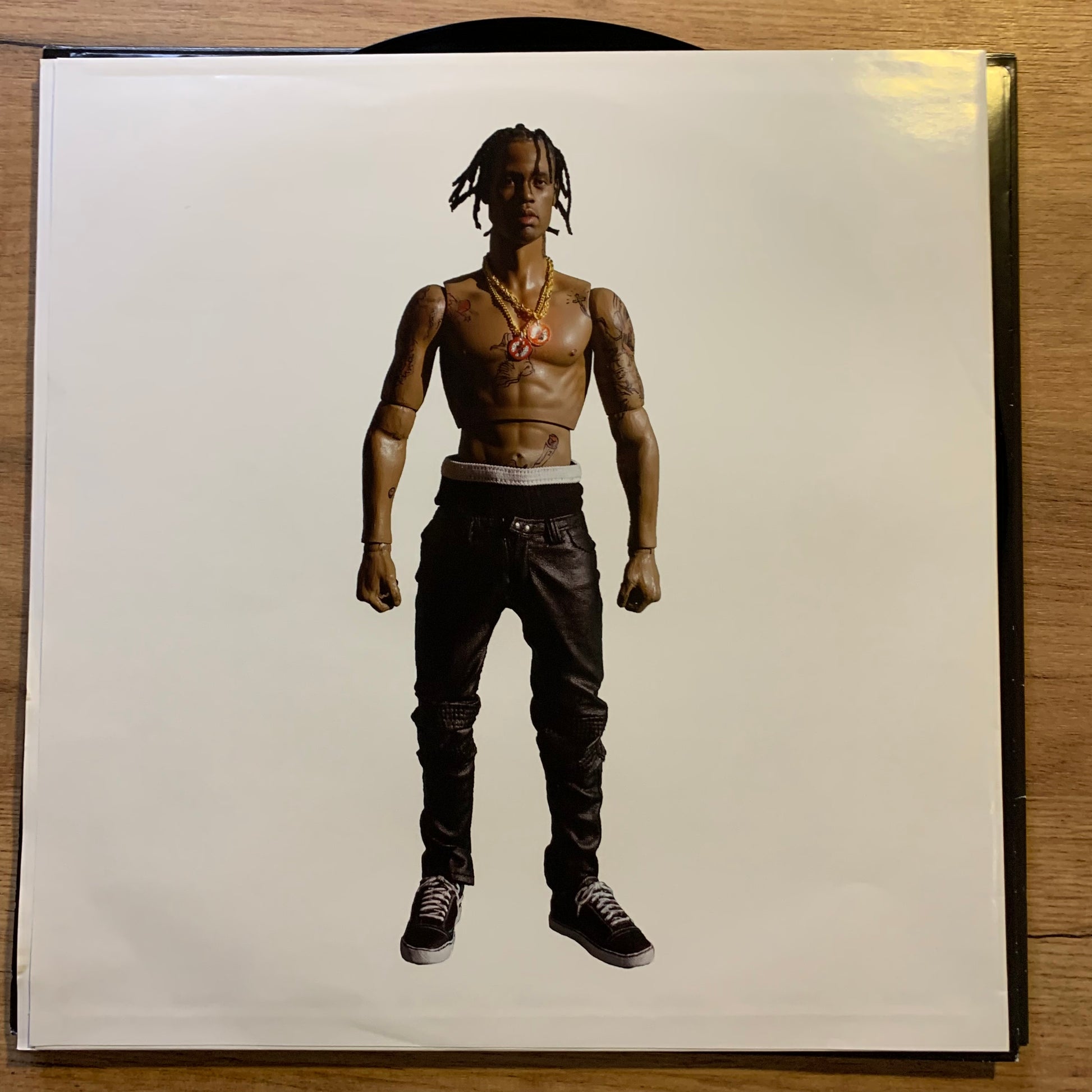 Travis Scott - Rodeo - Sous-pochette blanche avec figurine articulée Travis Scott