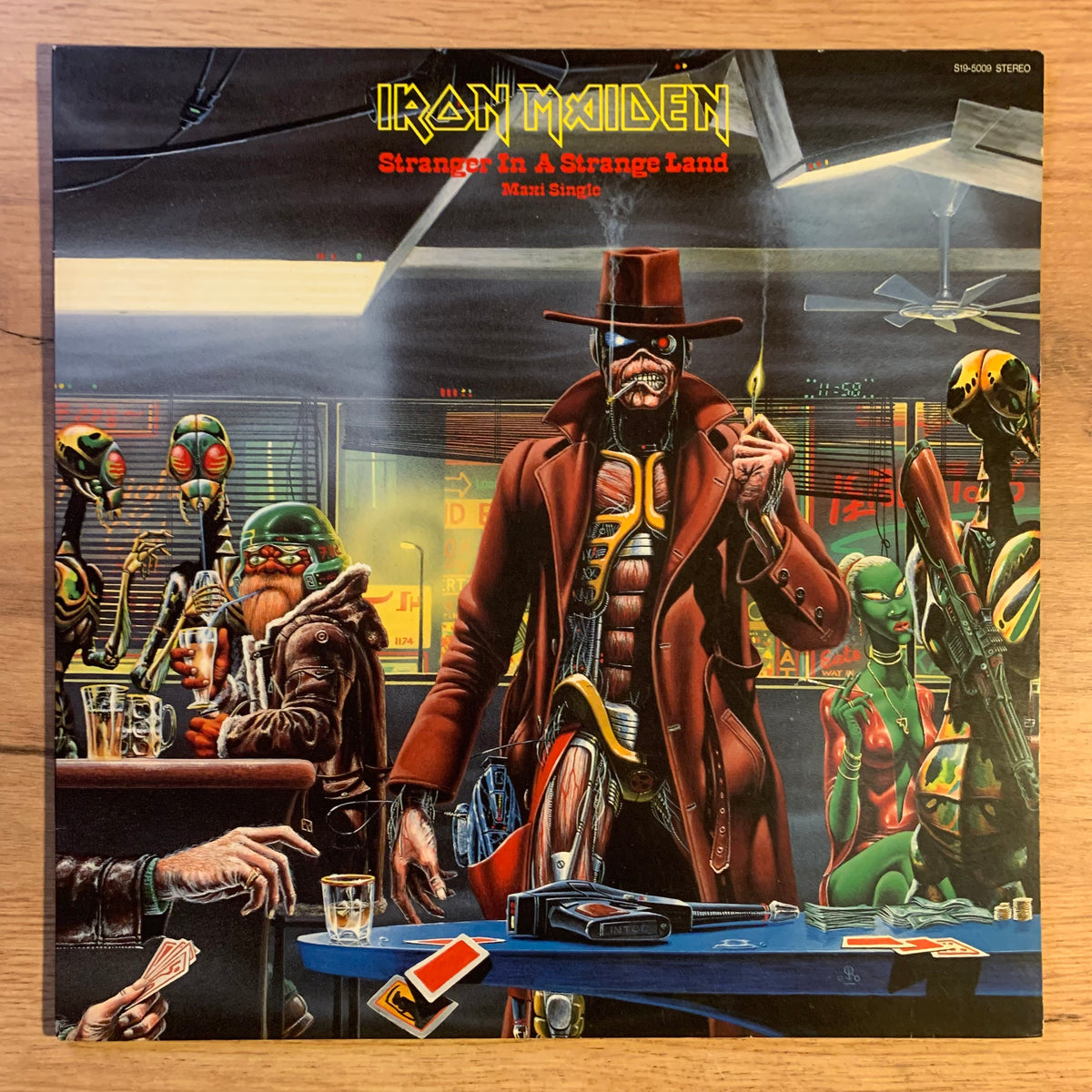 Iron Maiden Stranger in a Strange Land pochette recto