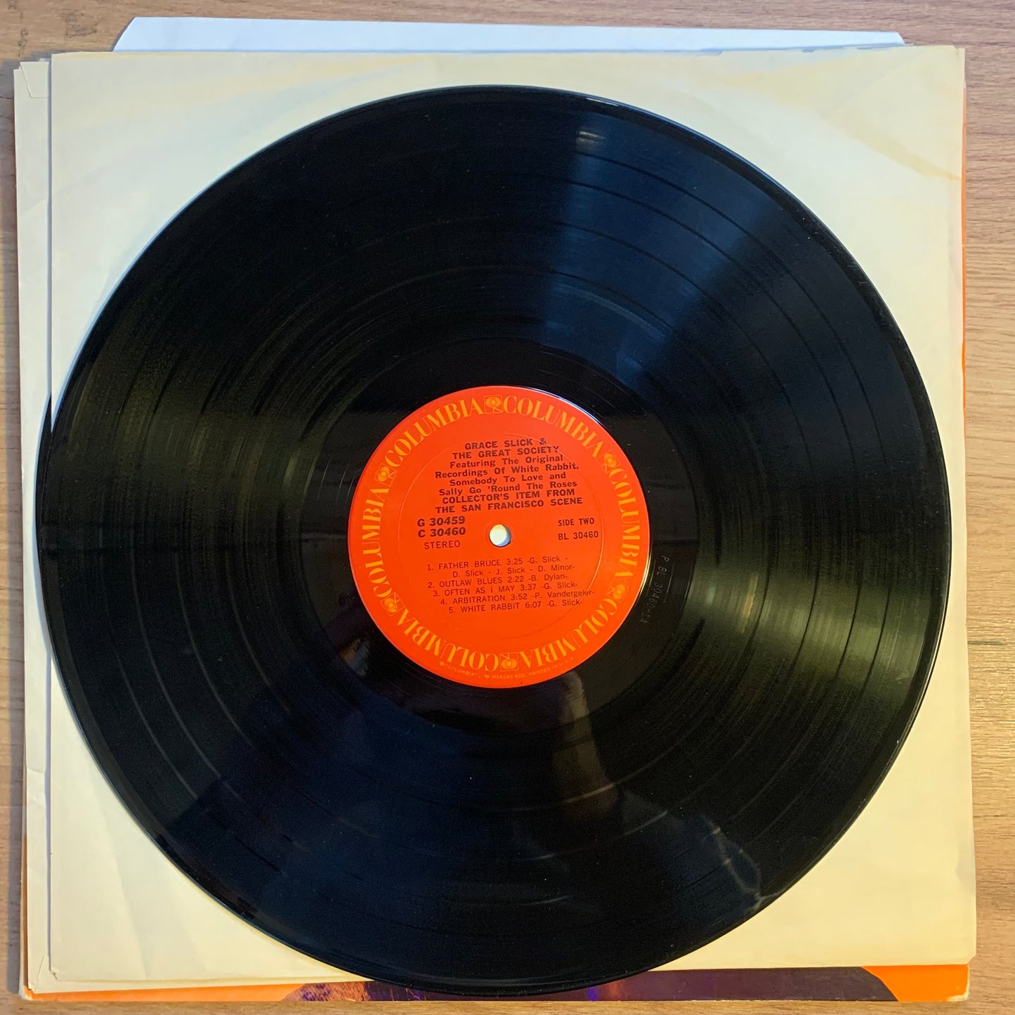 GRACE SLICK & THE GREAT SOCIETY - COLLECTOR'S ITEM...LP US...VG+/VG
